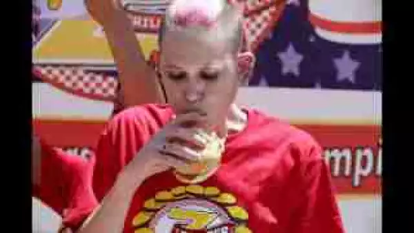 Woman Won The Independence Burger Eating Championship In Washington DC (Photos)
